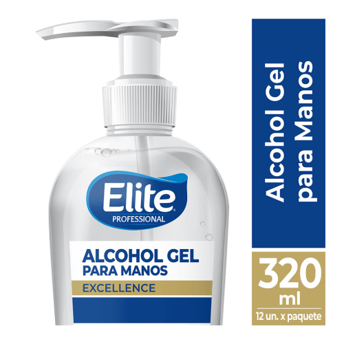 ALCOHOL GEL C/DOSIFICADOR ELITE 320 ML 98145 #205