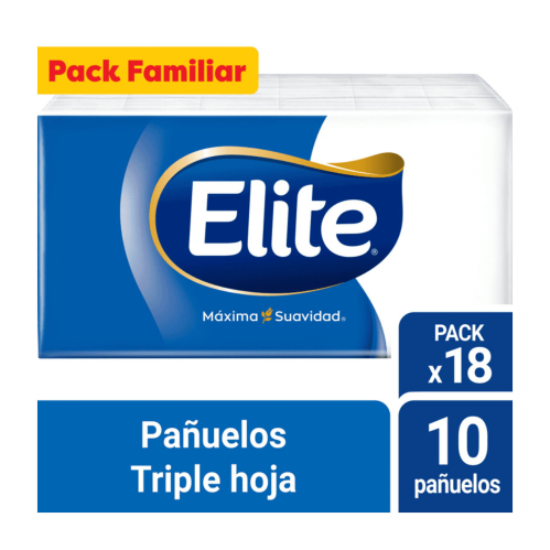 PAÑUELOS DESECHABLES ELITE 18 UNID 17215 #205