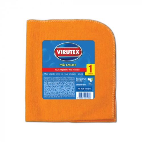 PAÑO NARANJO SACUDIR 40 X 35 VIRUTEX 1100751 #188