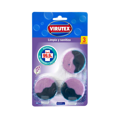 PASTILLA DESINF ESTANQUE LAVANDA X3 VIRUTEX 1201680 #188
