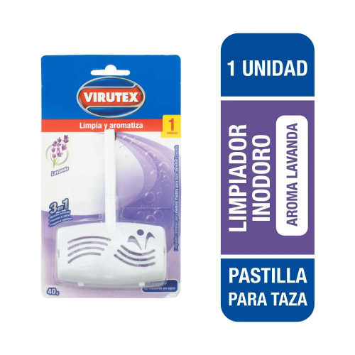 LIMPIADOR INODORO CANASTO LAV. 1 UN. VIRUTEX 1101681 #188