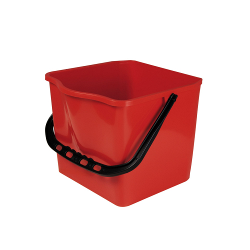BALDE 25 LITROS ROJO 8108R ITALIMPIA #347