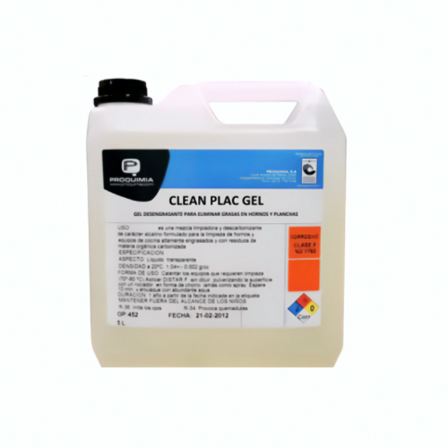 CLEAN PLAC GEL DETERGENTE ALCALINO 5LTS #162